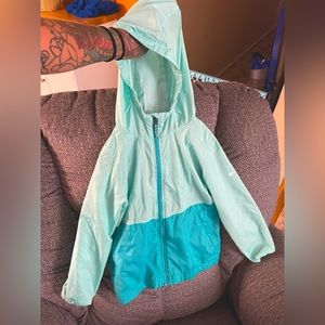 Girls Columbia windbreaker